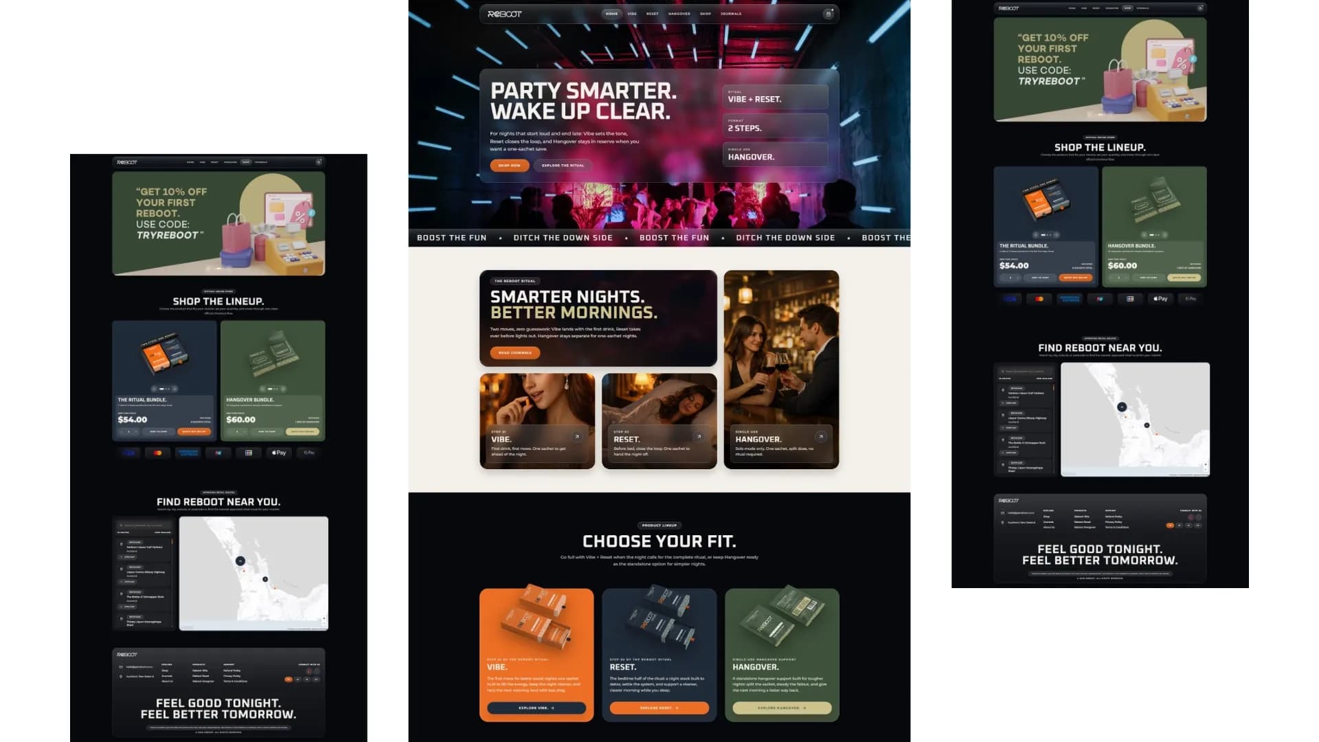 GetReboot commerce website preview