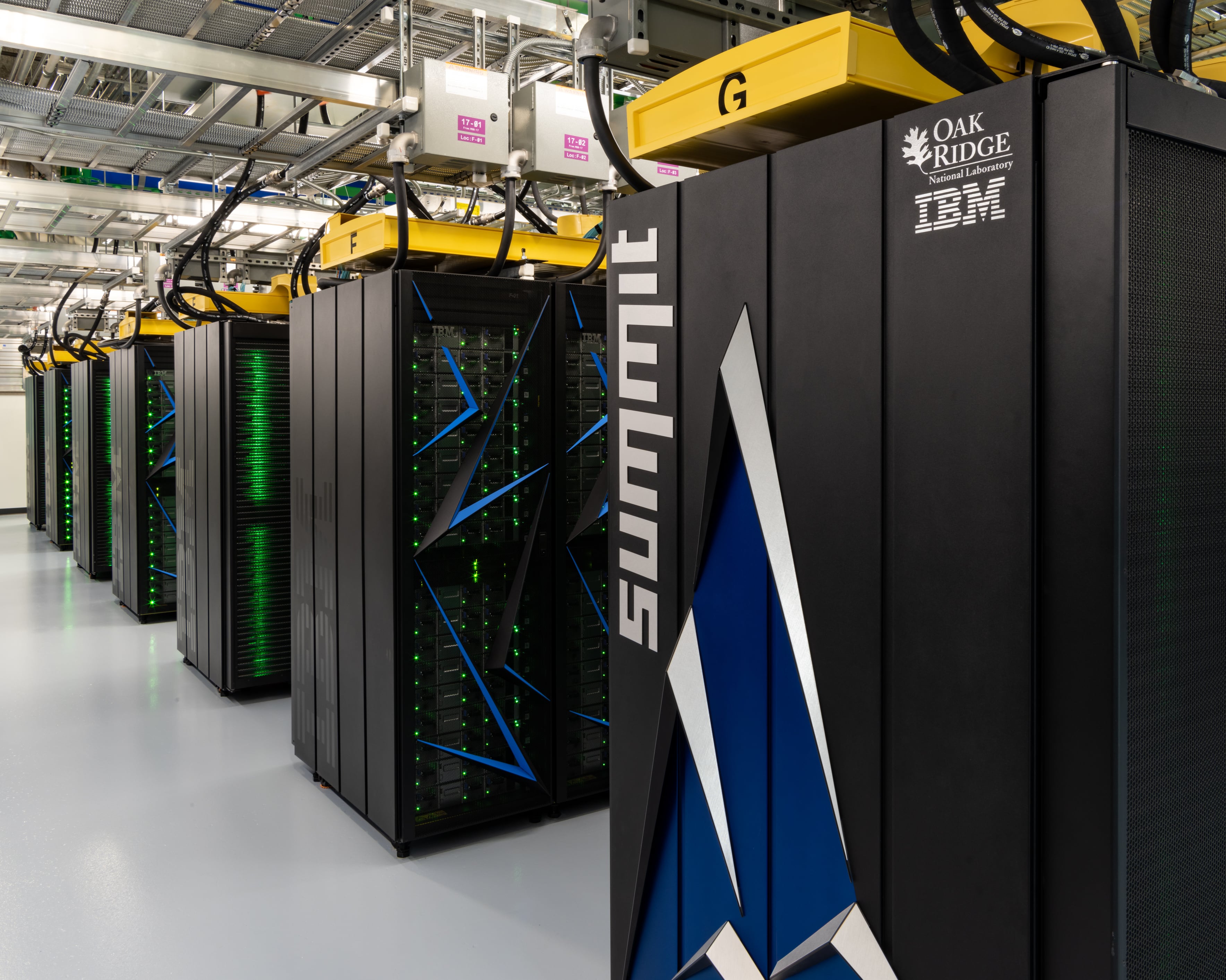 Summit supercomputer at Oak Ridge National Laboratory, illustrating the large-scale AI compute infrastructure behind frontier models like Astra