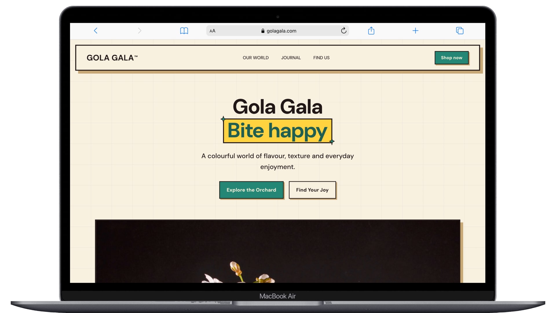 GOLA GALA brand site preview